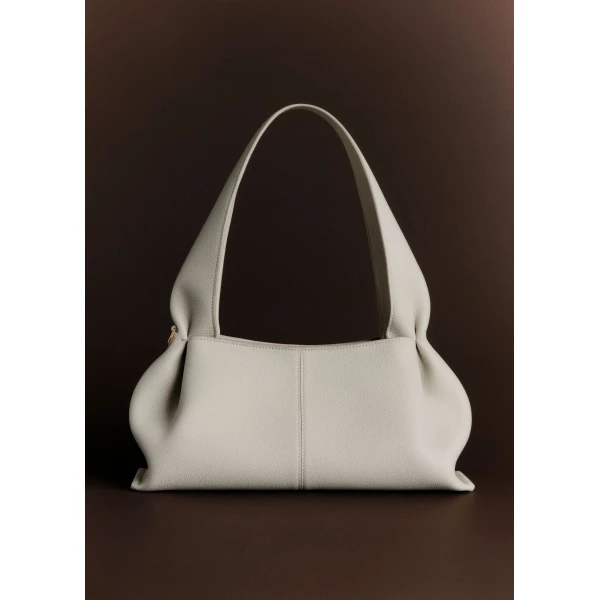 Polene Edition Textured Chalk  Bag, view 4