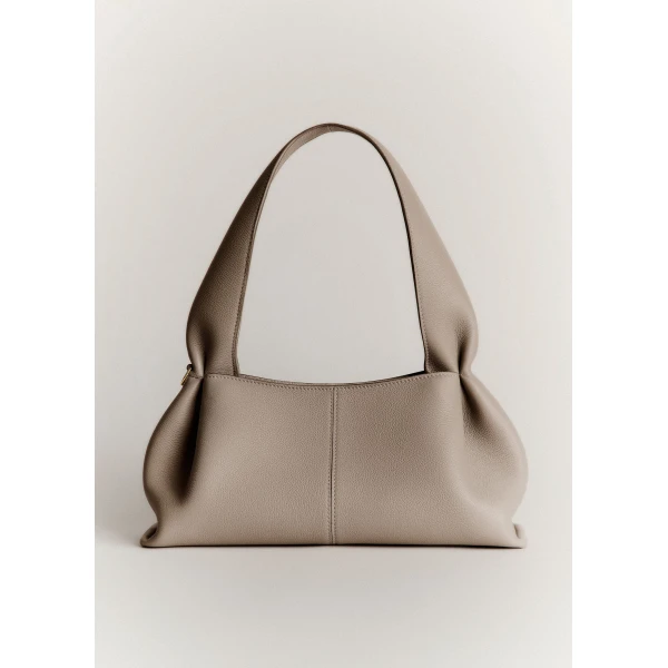 Polene Edition Textured Taupe  Bag, view 4