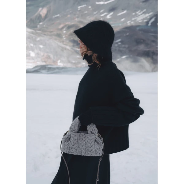 Polene Edition Merino Stone  Bag, view 2