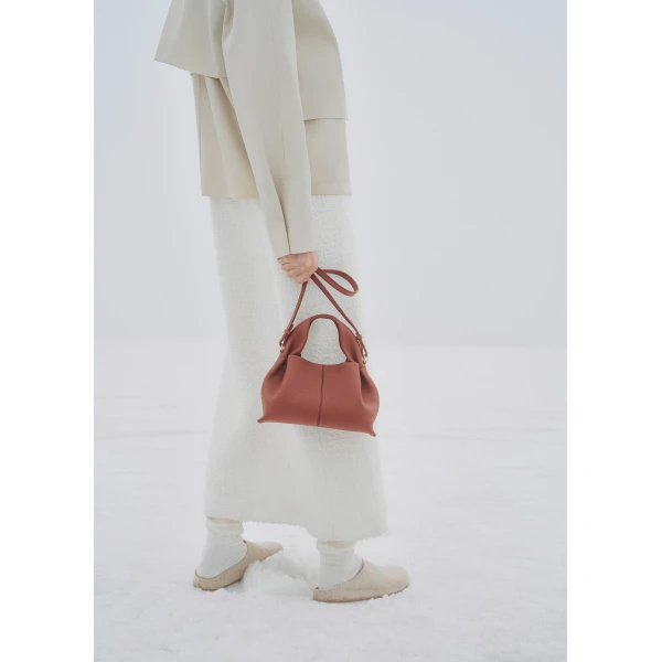 Polene Edition Textured Red Clay  Bag, view 2
