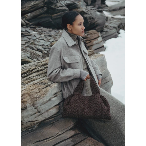 Polene Edition Merino Ebony  Bag, view 3