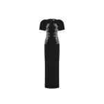 Rebecca Vallance Black Dresses The Zephyr Puff Sleeve Gown is striking in black