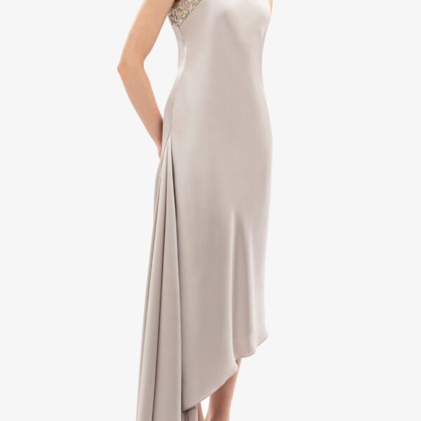 Saiid Kobeisy Asymmetrical One-Shoulder Embellished Dress