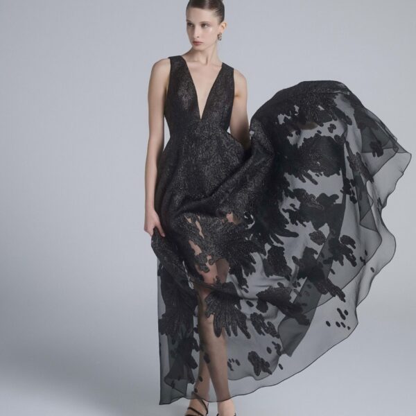 Saiid Kobeisy Brocade Dress