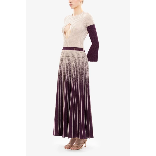 Saiid Kobeisy Degrade knitwear dress, view 3