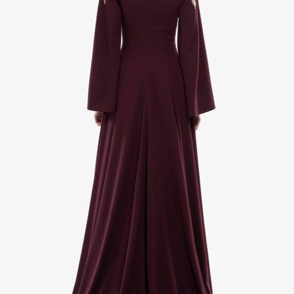 Saiid Kobeisy Embellished crepe kaftan