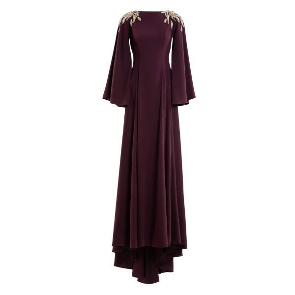 Saiid Kobeisy Embellished crepe kaftan