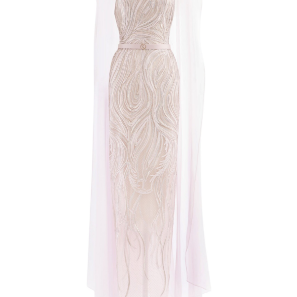 Saiid Kobeisy Embellished halter neck long dress