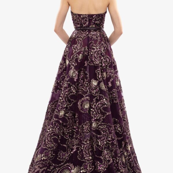 Saiid Kobeisy Embroidered Long Dress