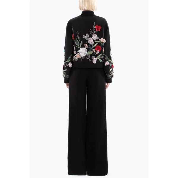 Saiid Kobeisy Embroidered bomber jacket, view 3