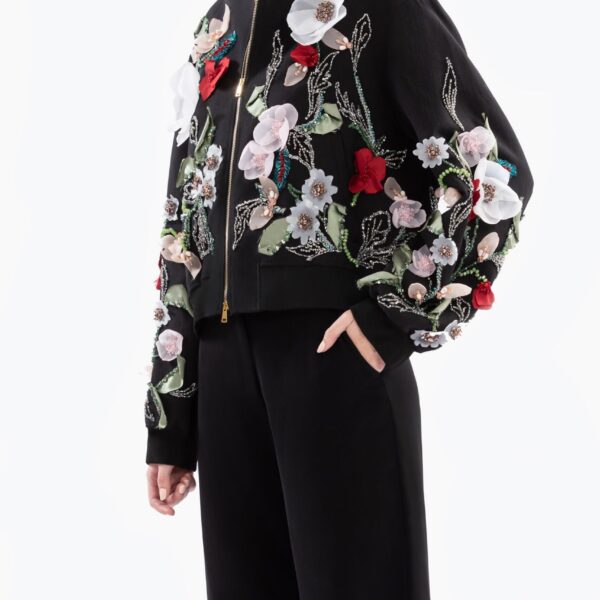 Saiid Kobeisy Embroidered bomber jacket