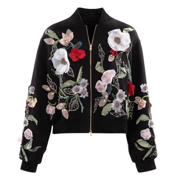 Saiid Kobeisy Embroidered bomber jacket