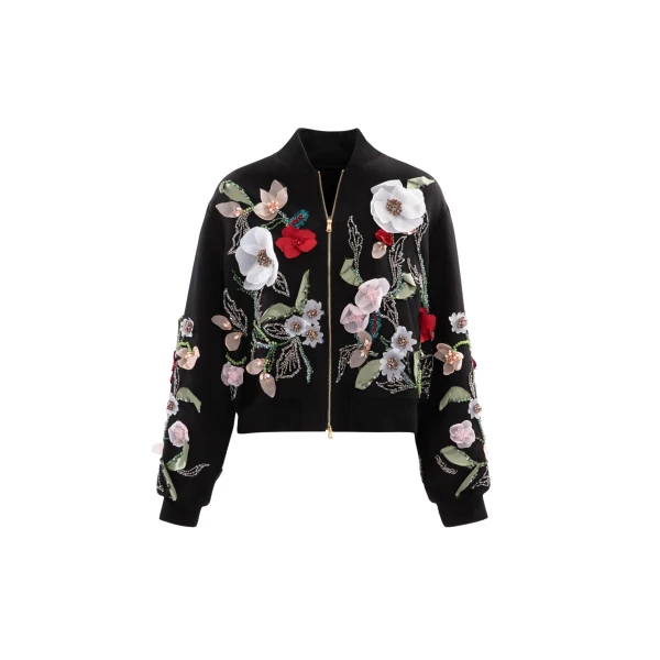 Saiid Kobeisy Embroidered bomber jacket