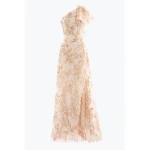 Saiid Kobeisy Embroidered one-shoulder dress