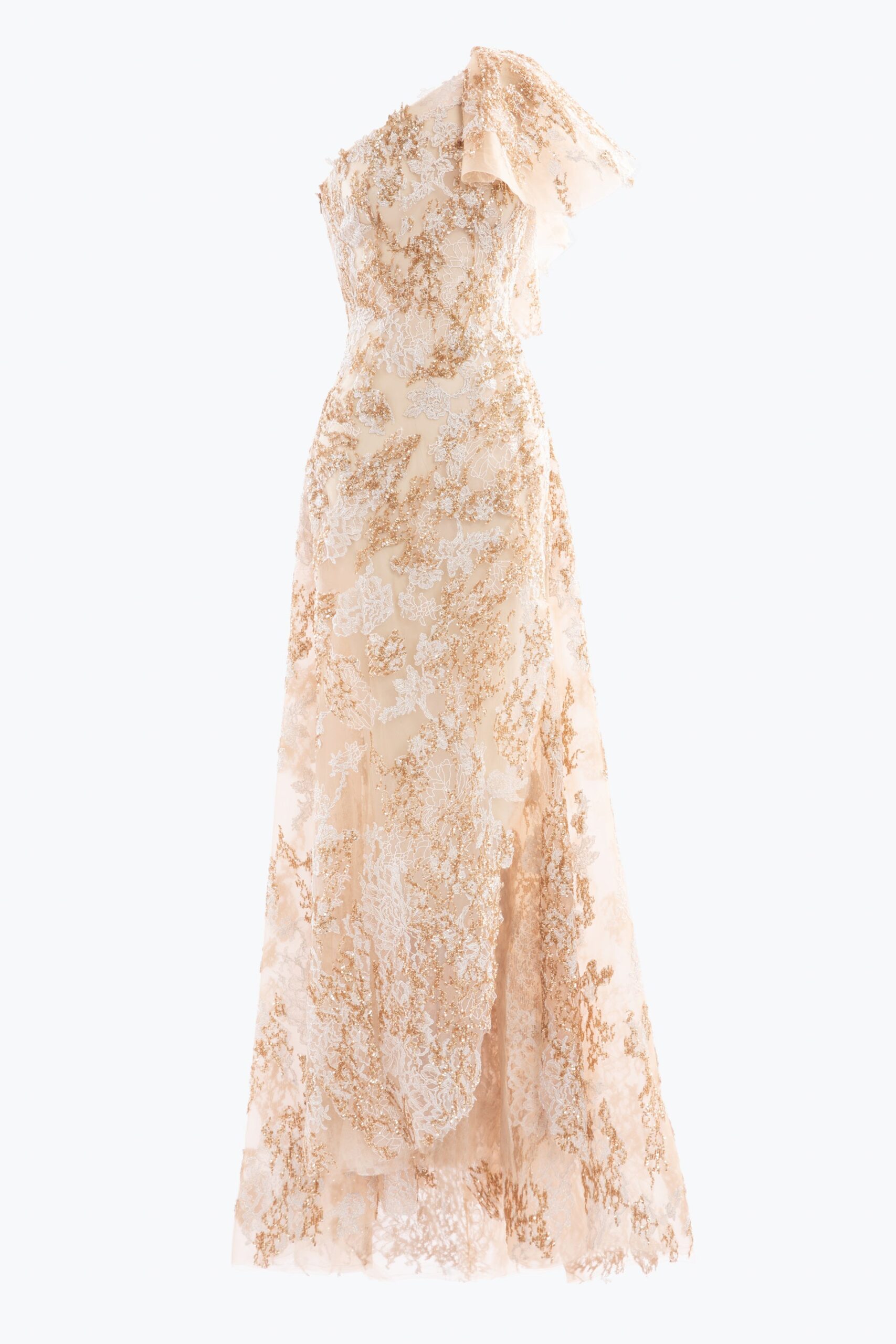 Saiid Kobeisy Embroidered one-shoulder dress Saiid Kobeisy Embroidered one-shoulder dress