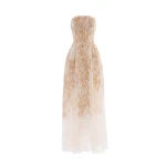 Saiid Kobeisy Embroidered strapless dress