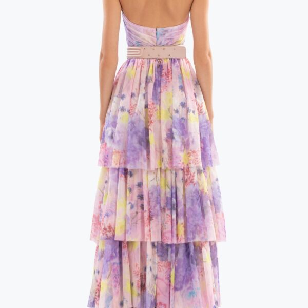 Saiid Kobeisy Floral printed long dress