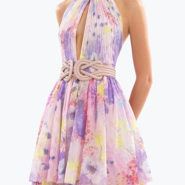 Saiid Kobeisy Floral printed long dress