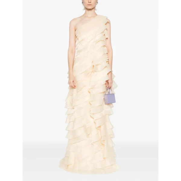 Saiid Kobeisy Layered organza dress, view 5