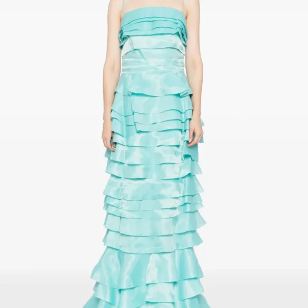 Saiid Kobeisy Layered organza long dress