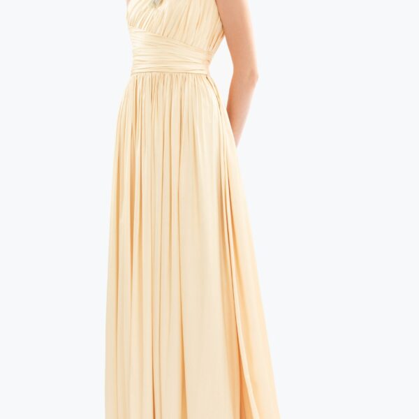 Saiid Kobeisy Long coco pleated dress