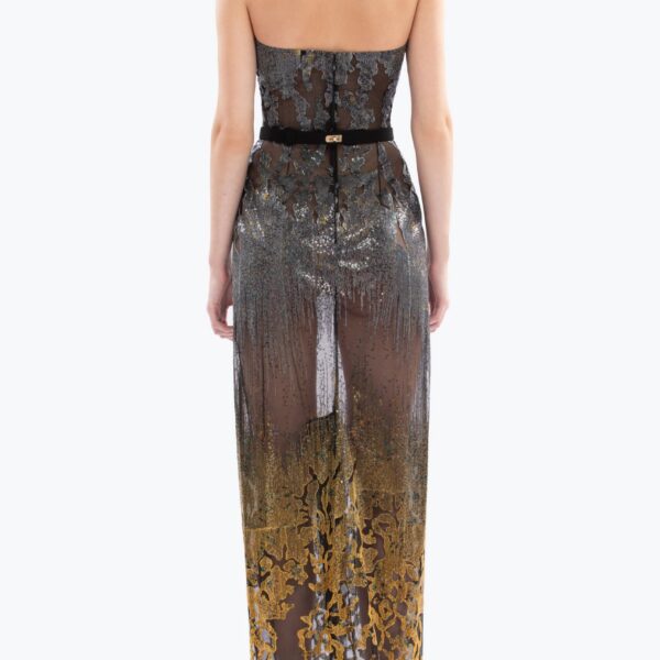 Saiid Kobeisy Long embellished fitted dress