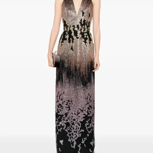 Saiid Kobeisy Long embellished fitted dress