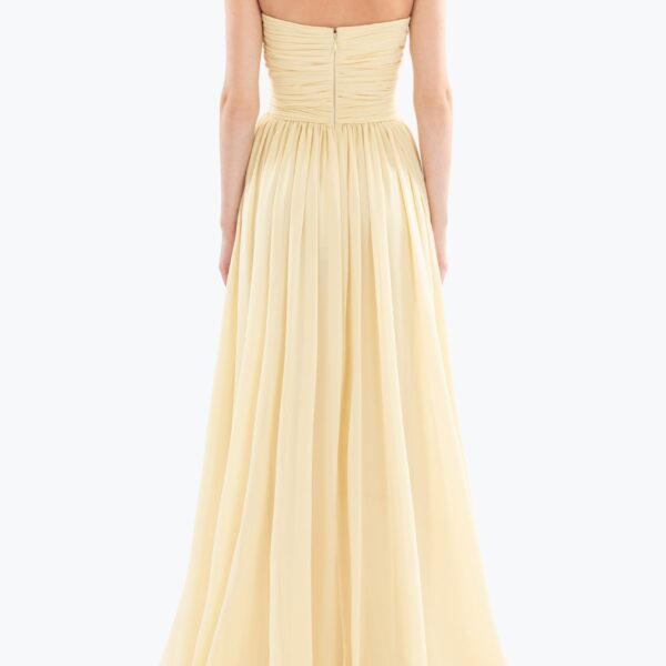 Saiid Kobeisy Long gathered dress