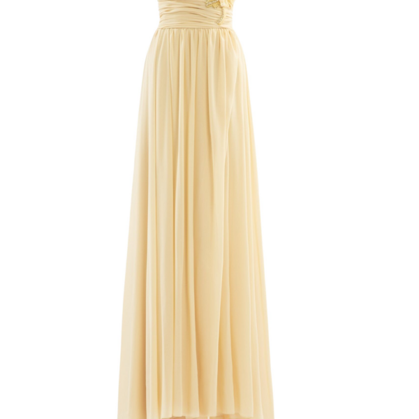 Saiid Kobeisy Long gathered dress