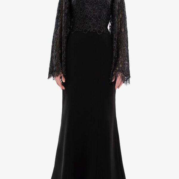Saiid Kobeisy Long guipurre dress