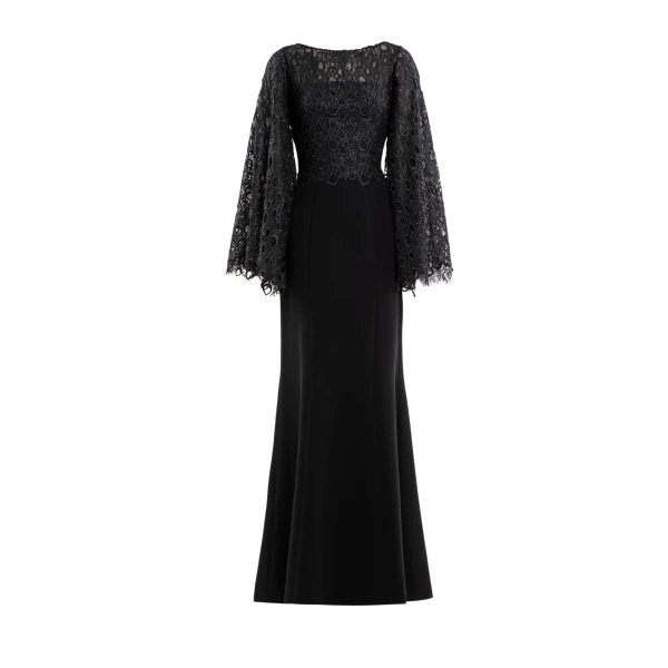 Saiid Kobeisy Long guipurre dress