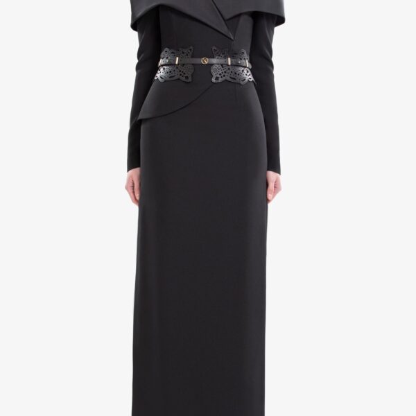 Saiid Kobeisy Off-shoulder crepe midi dress
