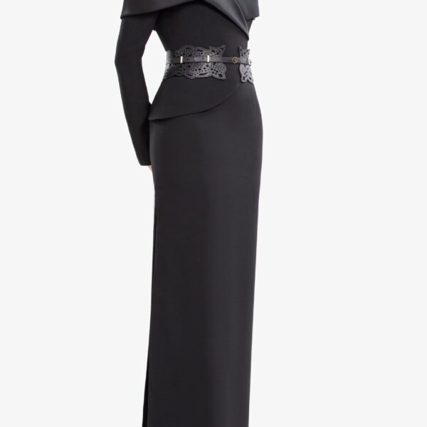 Saiid Kobeisy Off-shoulder crepe midi dress