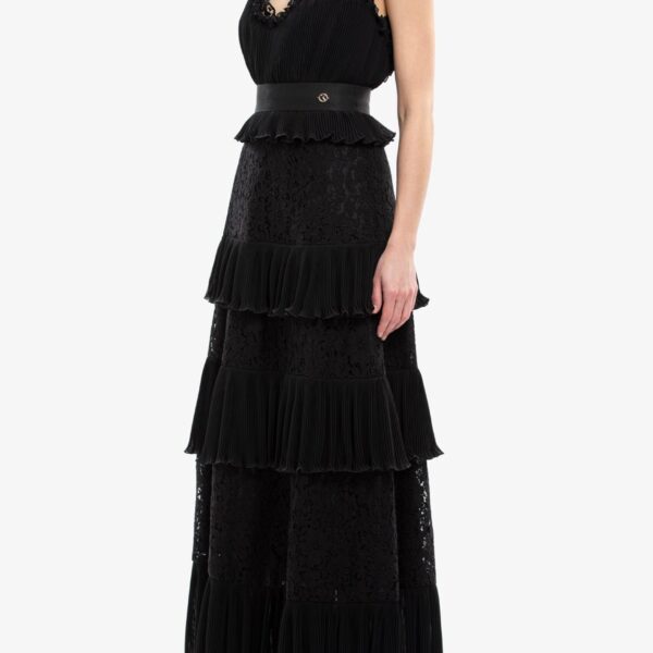 Saiid Kobeisy Pleated lace dress