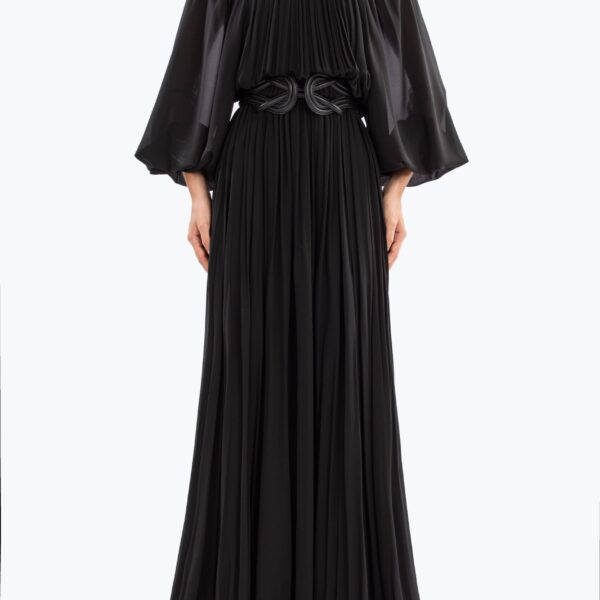 Saiid Kobeisy Pleated long dress
