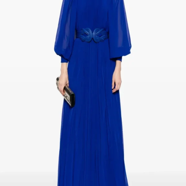 Saiid Kobeisy Pleated long dress