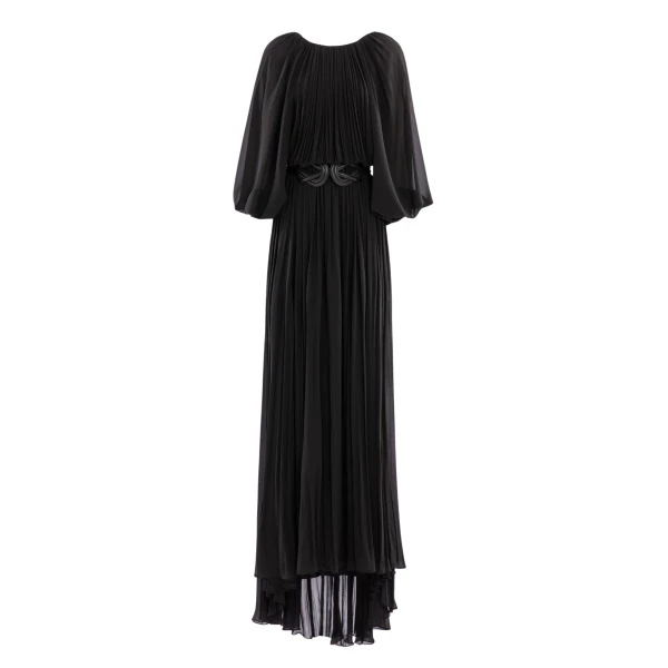 Saiid Kobeisy Pleated long dress