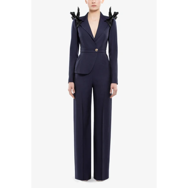 Saiid Kobeisy Ruffled jumpsuit, view 2