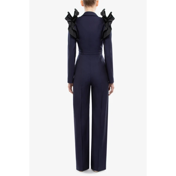 Saiid Kobeisy Ruffled jumpsuit, view 4