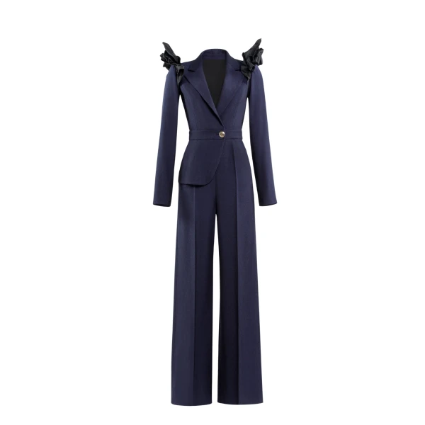 Saiid Kobeisy Ruffled jumpsuit