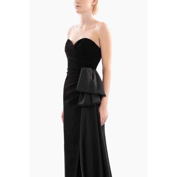 Saiid Kobeisy Strapless long dress, view 4