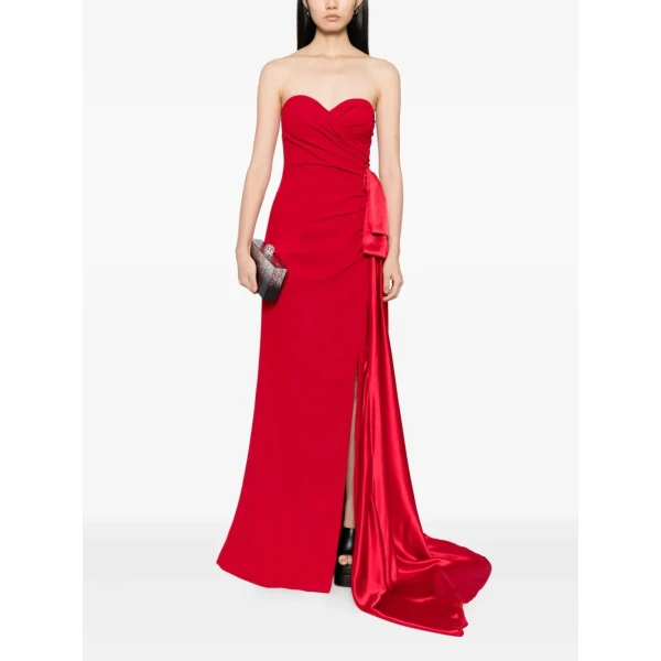 Saiid Kobeisy Strapless long dress, view 5