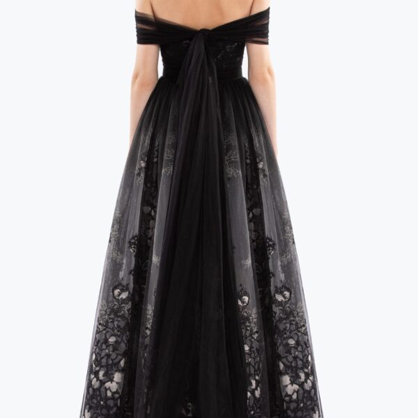 Saiid Kobeisy Tulle gathered dress