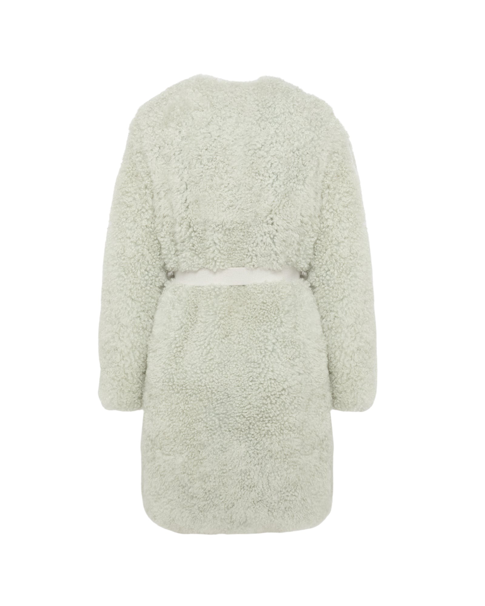 Yves Salomon Coat in merino knit and lambskin