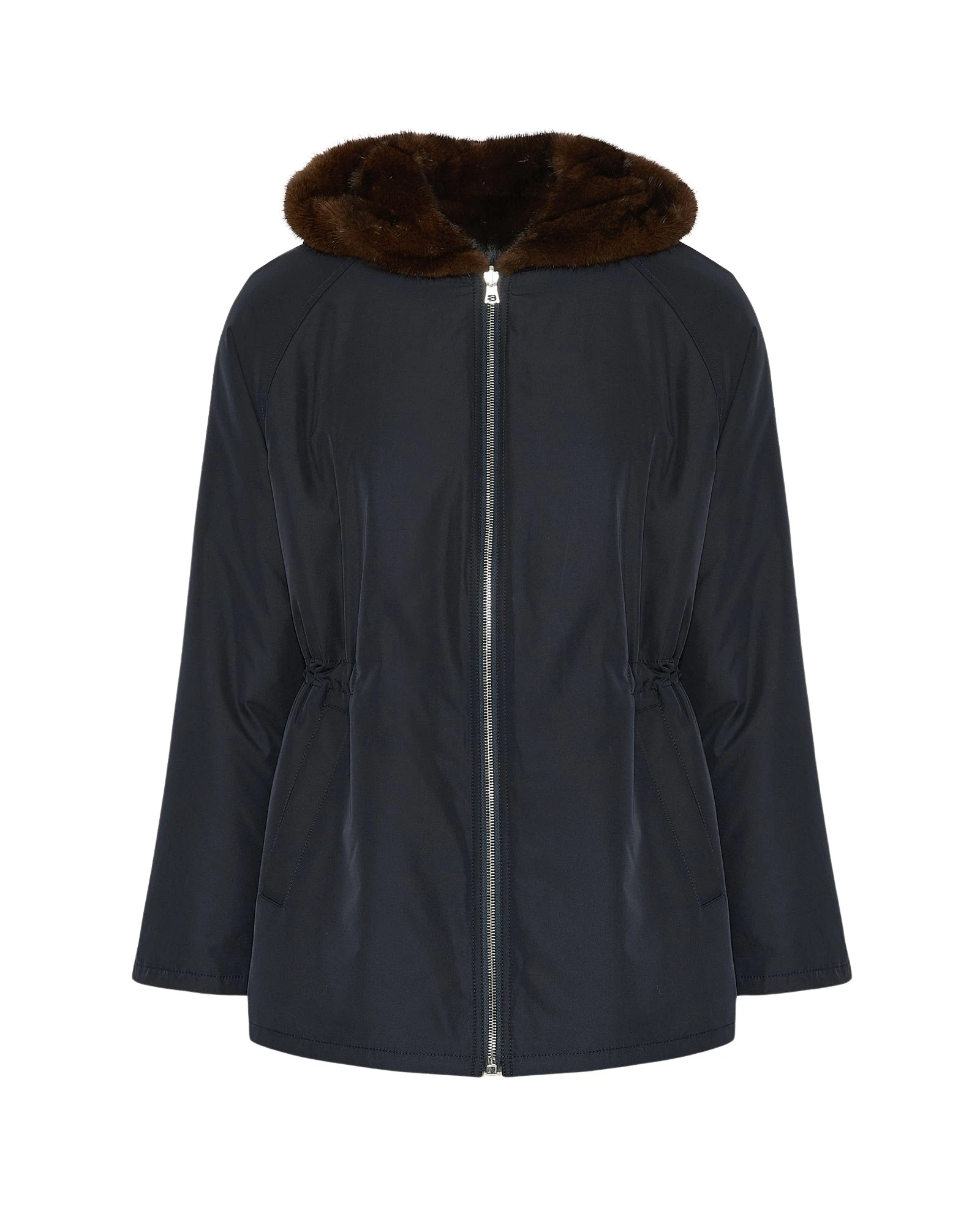 Yves-Salomon-Hooded-blouson-in-mink-fur-reversible-technical-fabric21217_nobg Woman wearing Yves Salomon shearling fur coat – luxury outerwear at Coveti