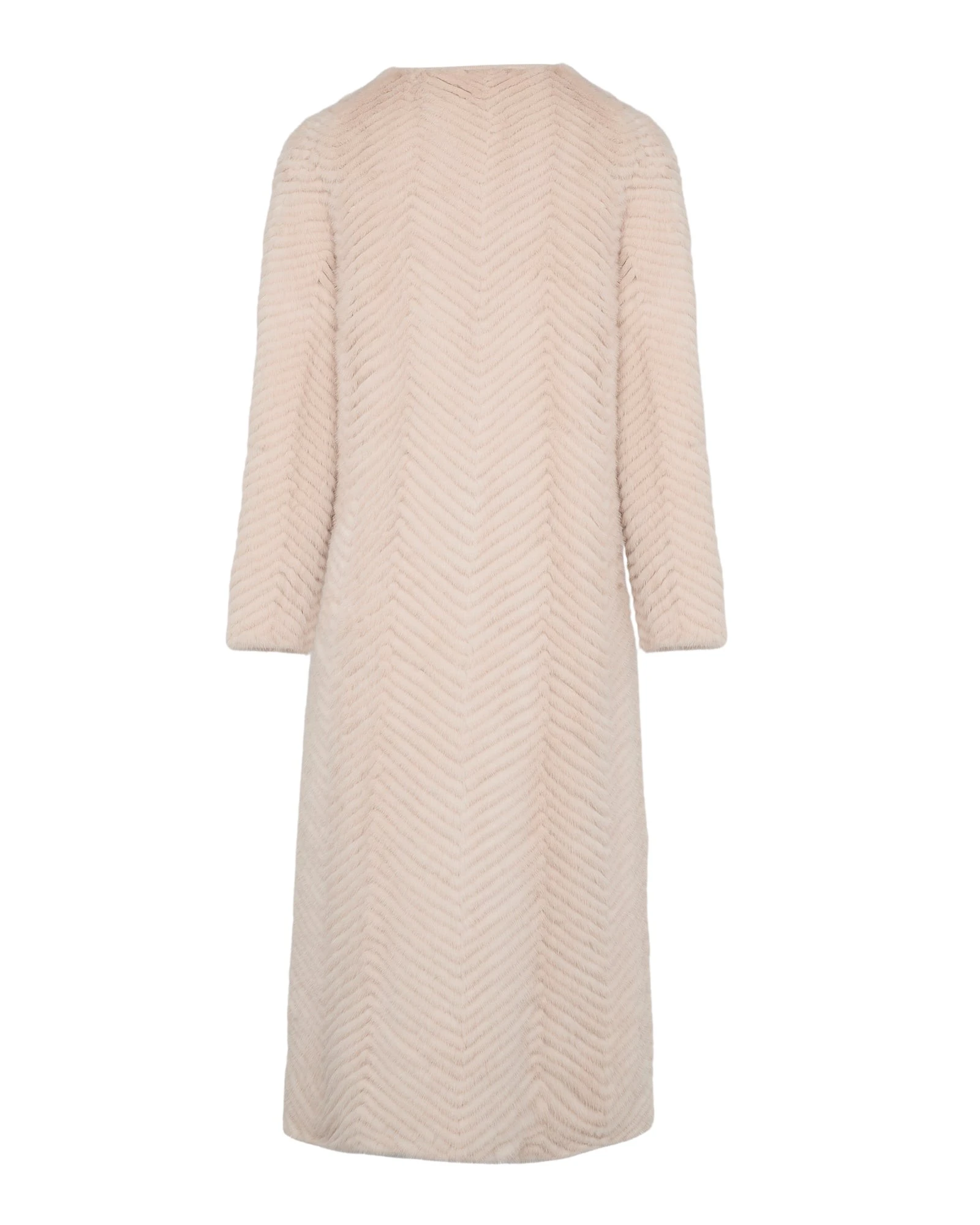 Yves-Salomon-Long-mink-and-knit-coat37573_nobg Woman wearing Yves Salomon shearling fur coat – luxury outerwear at Coveti