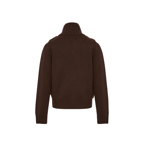 Mink fur and Merino knit jacket