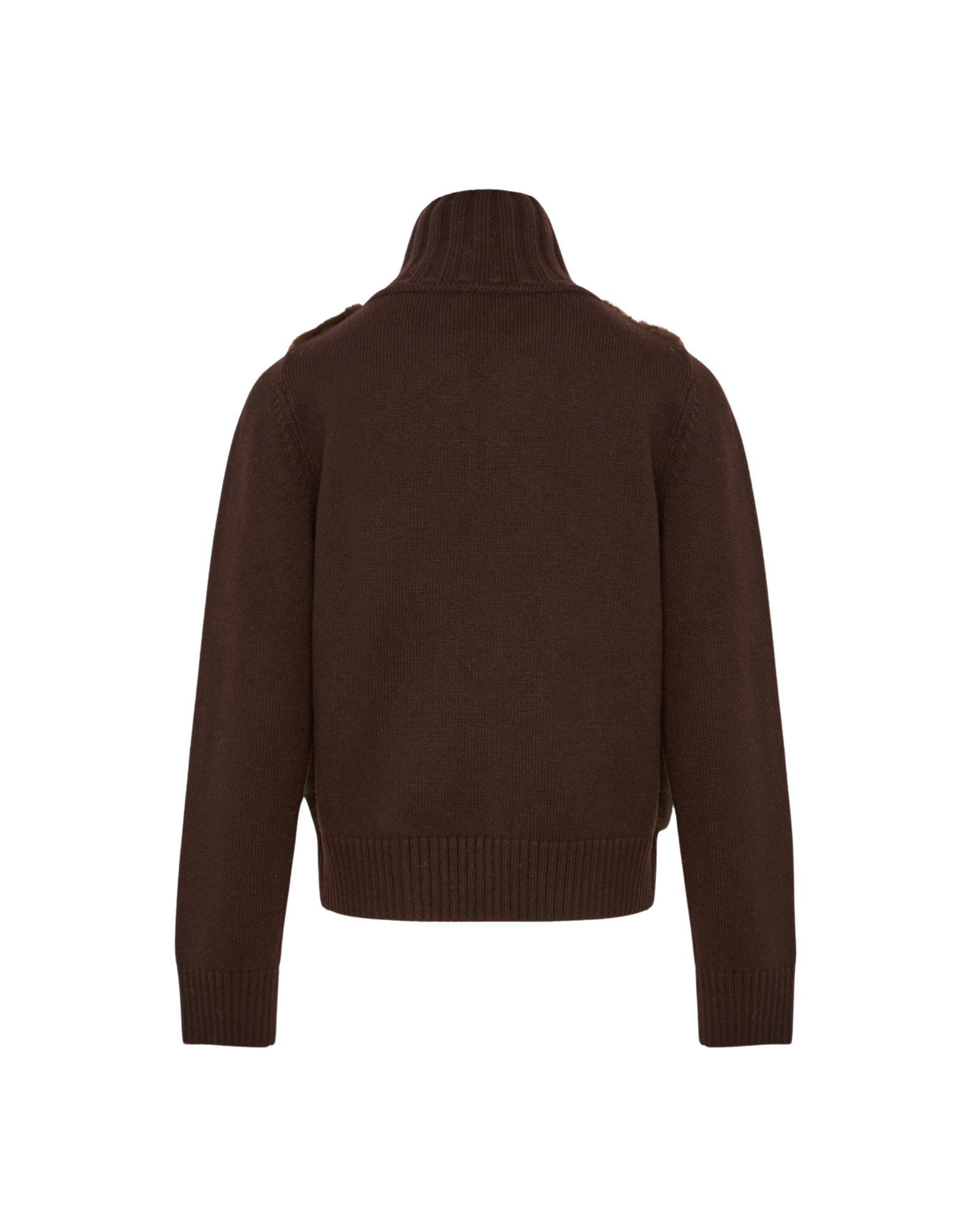 Yves Salomon Mink fur and Merino knit jacket