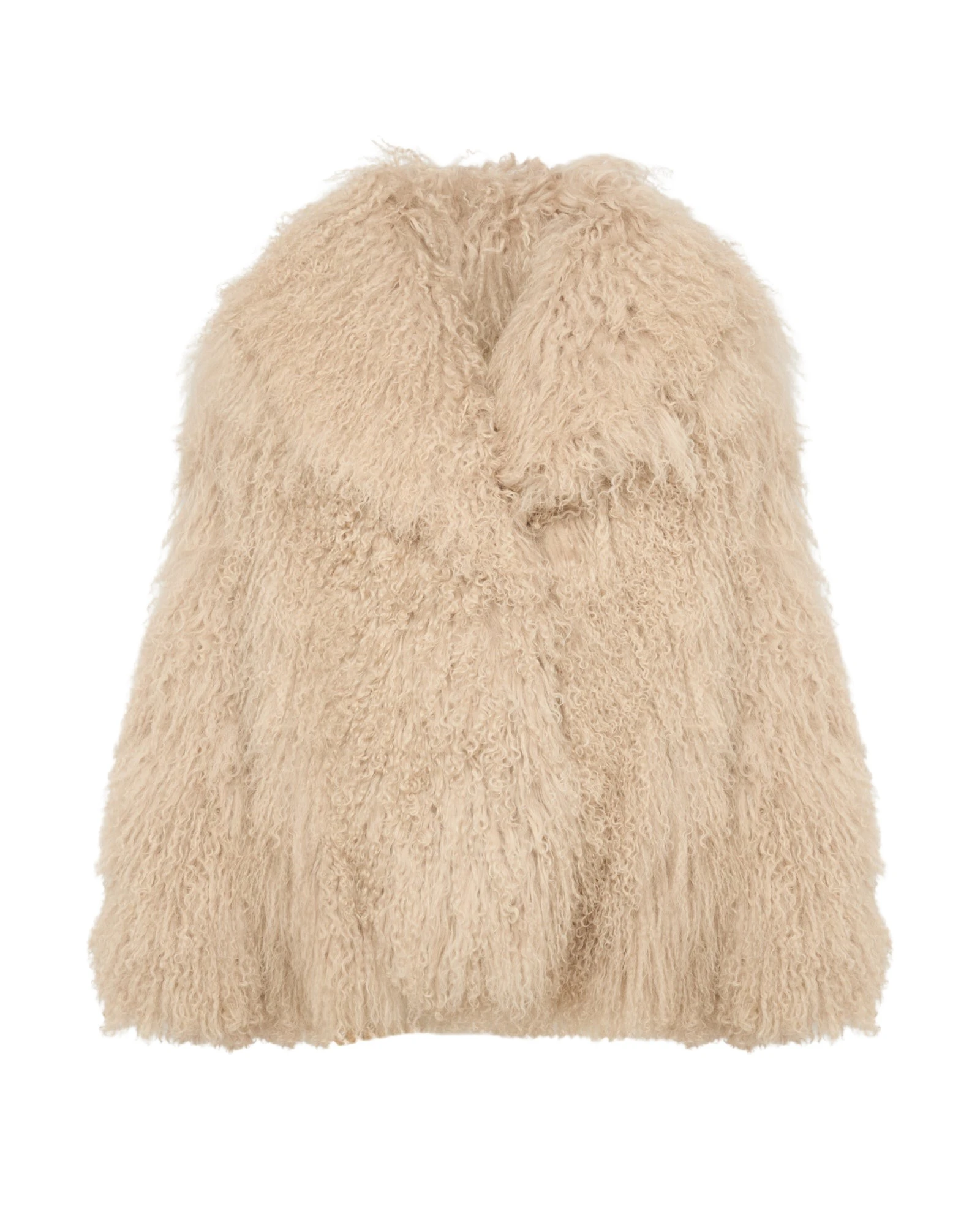 Yves-Salomon-Oversized-Mongolian-lamb-jacket87808_nobg Woman wearing Yves Salomon shearling fur coat – luxury outerwear at Coveti