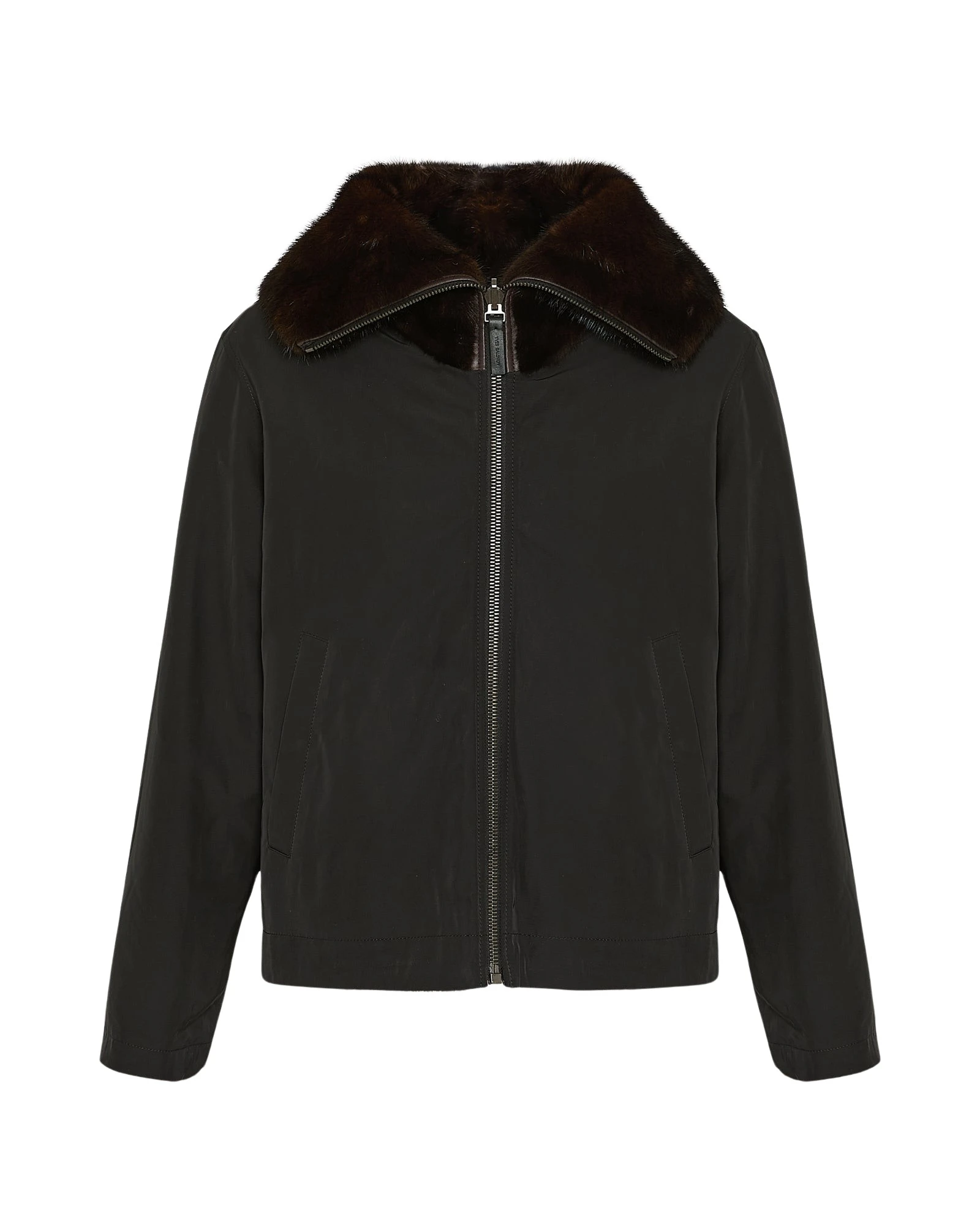 Yves-Salomon-Reversible-jacket-in-technical-fabric-and-mink-fur30065_nobg Woman wearing Yves Salomon shearling fur coat – luxury outerwear at Coveti